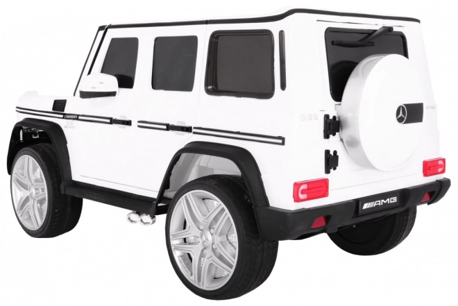 Auto na akumulátor Mercedes AMG G65 pre deti biele lakované