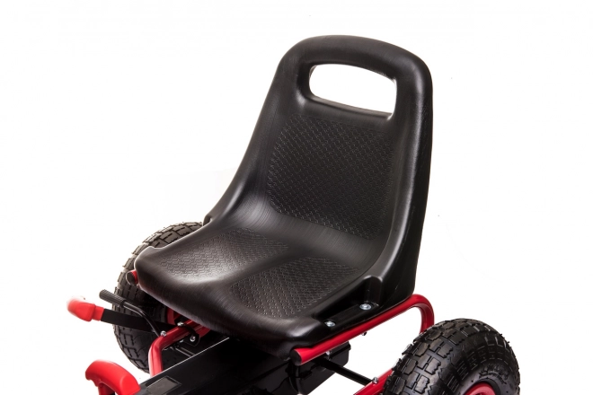 Gokart na pedále AIR pre deti s ručnou brzdou a nastaviteľným sedadlom