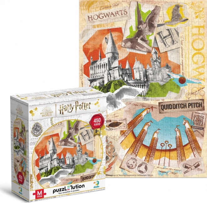 Puzzle Harry Potter: Škola čar a kouzel v Bradavicích 450 dielikov