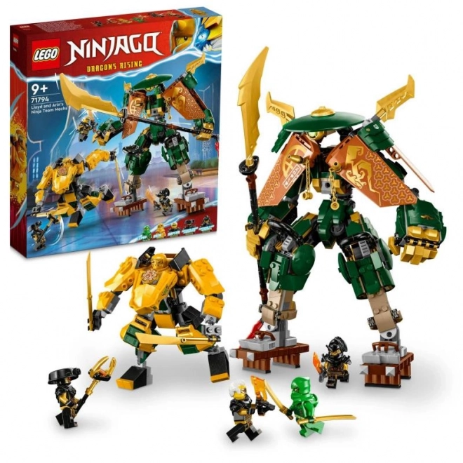 LEGO Ninjago Lloyd, Arin a ich tím ninja robotov