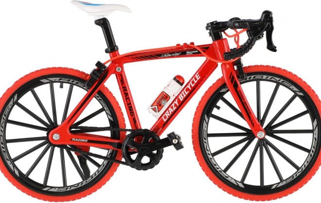 Prstový bicykel kov/plast 19 cm v rôznych farbách