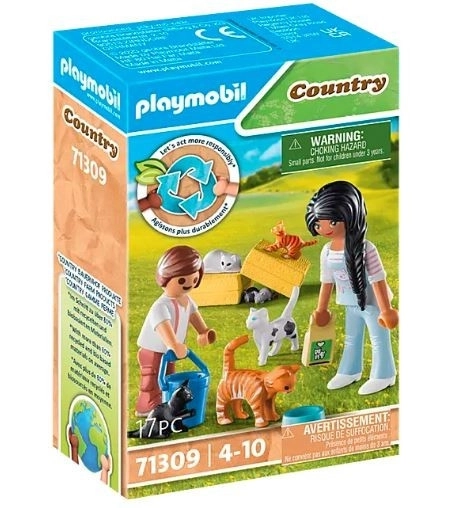 Rodina Mačiek Playmobil Country