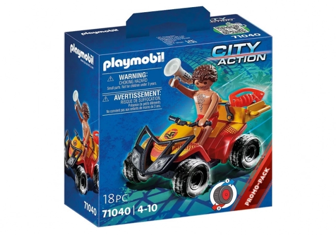 Patrolný štvorkolka na pláži Playmobil City Action