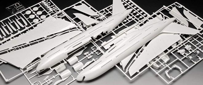 Plastikový model lietadla Airbus A380-800 Lufthansa Nový dizajn
