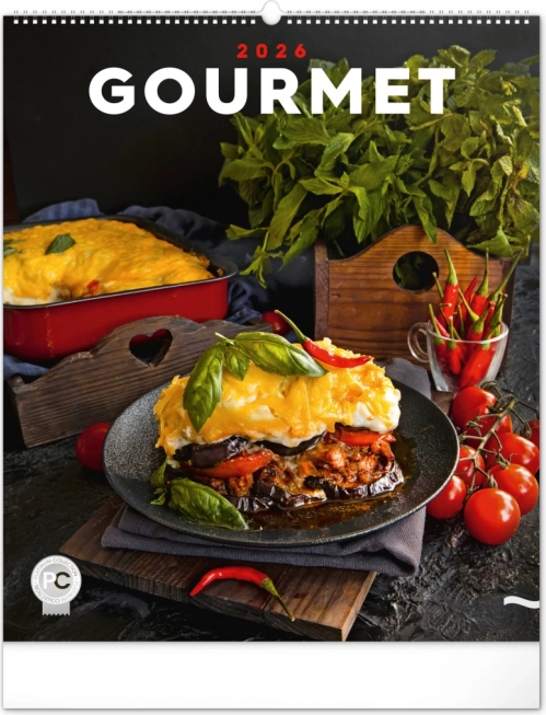 Nástenný kalendár Gourmet 2026
