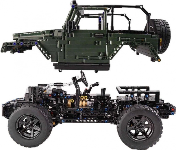 Odnímateľná karoséria a detailný podvozok