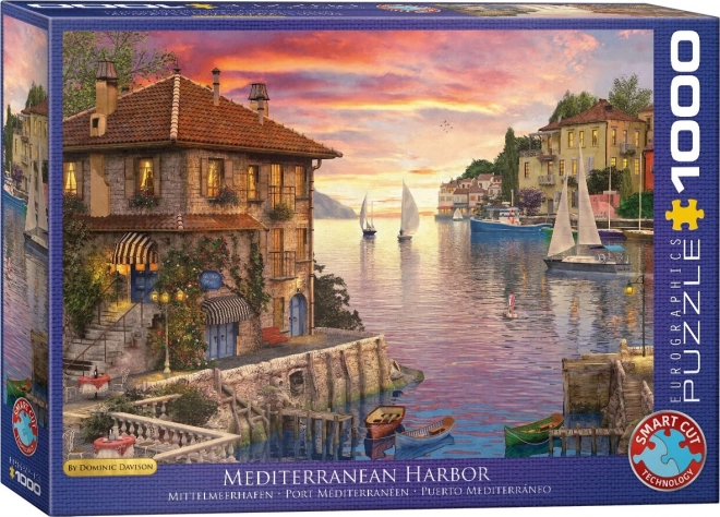 Puzzle Stredomorský prístav 1000 dielikov