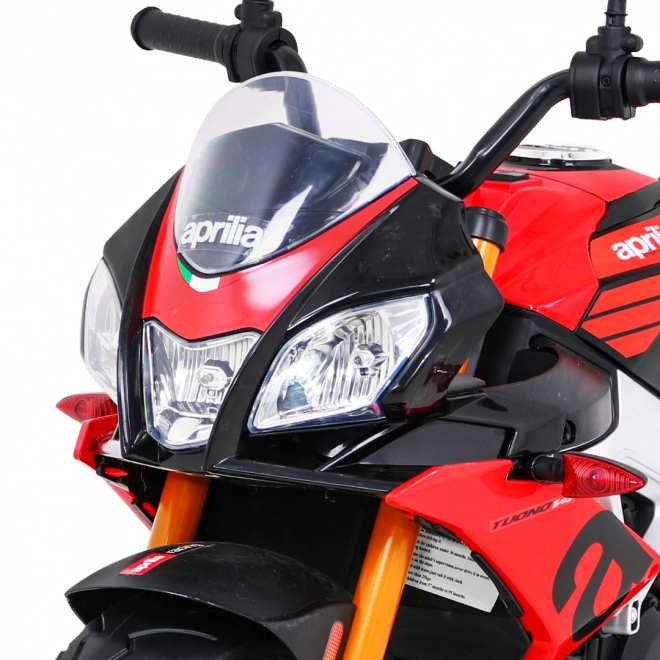 Aprilia Tuono V4 motor na akumulátor pre deti červený