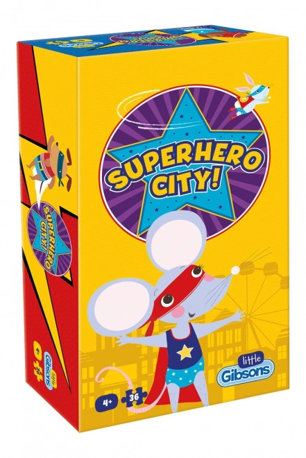 Detské puzzle Superhero City