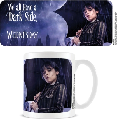 keramický hrnček wednesday dark side 315 ml