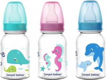 Canpol babies fľaša s potlačou Love & Sea – 120 ml