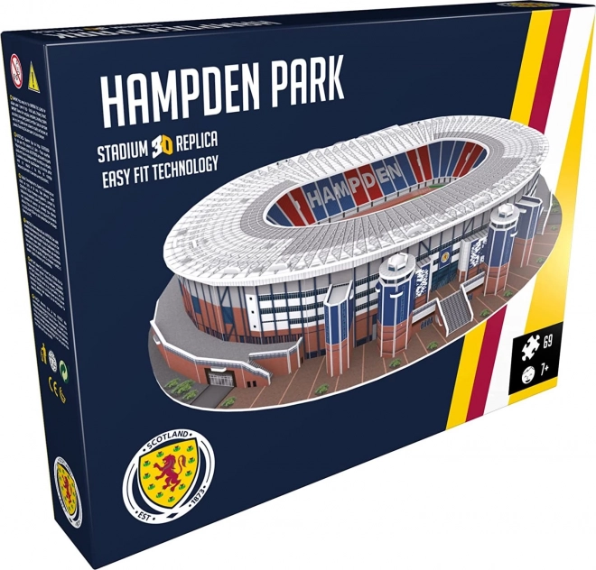 Stadión 3D Replica Puzzle Hampden Park - FC Queen's Park