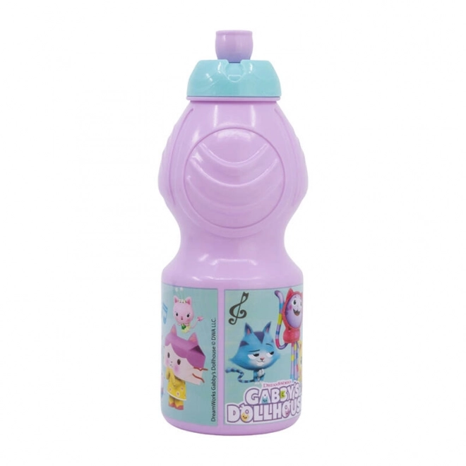 Detská športová fľaša Gabby's Dollhouse 400 ml ružová