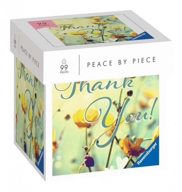 Ravensburger puzzle Peace by Piece: Thank You 99 dielikov