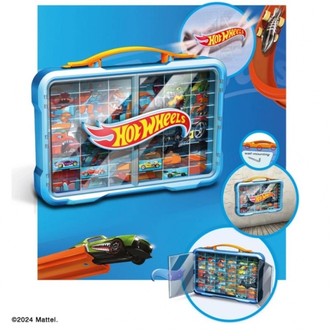 Vitrína s osvetlením pre zberateľov Hot Wheels