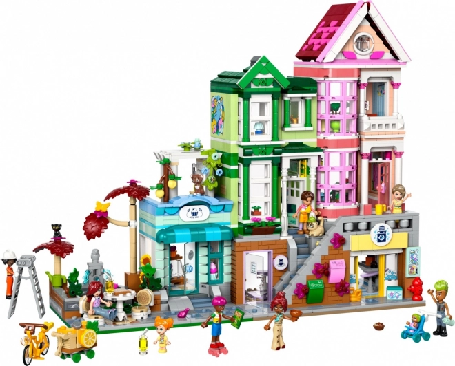 Lego Friends Byty a obchody v meste Heartlake