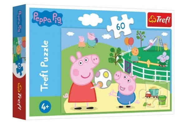 Puzzle - Prasiatko Peppa 60 dielikov