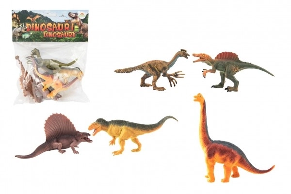 Dinosaurus plastový 16-18cm 5ks vo vrecku