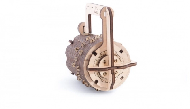 Ugears 3D puzzle - Číselný zámok 34 dielikov