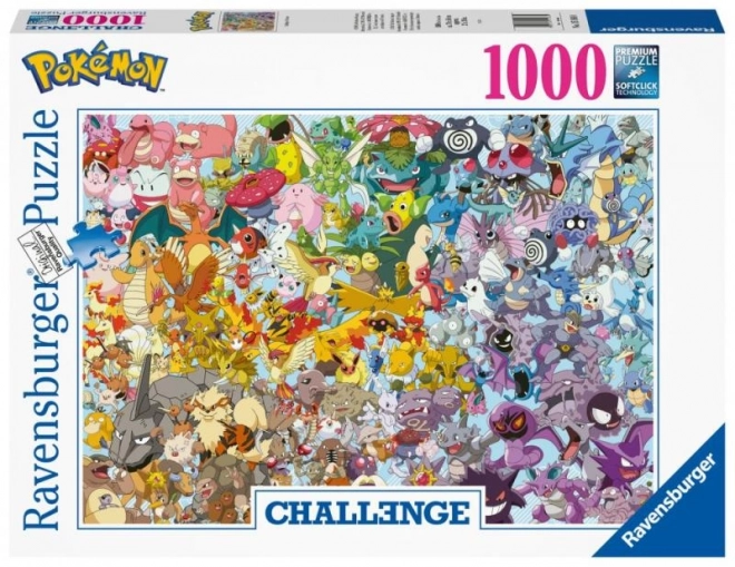 Ravensburger puzzle 1000 dielikov Pokémon výzva