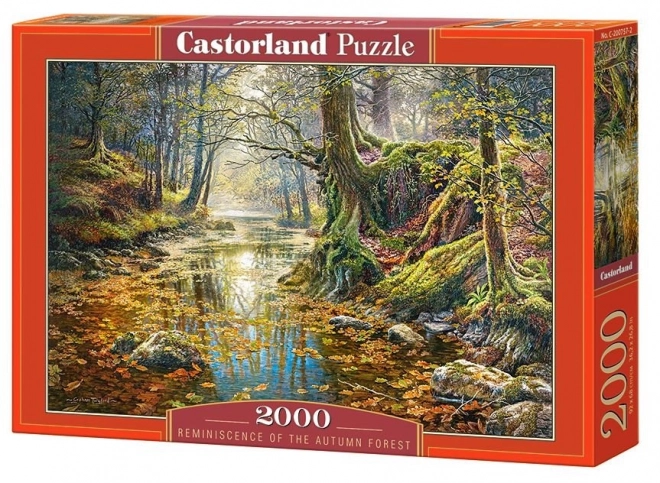 Puzzle 2000 kúskov Spomienka na jesenný les