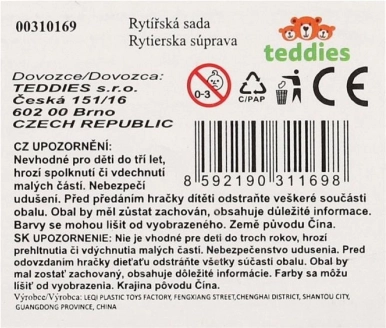 Rytierka Sada pre Deti s Mečom, Chráničom a Štítom
