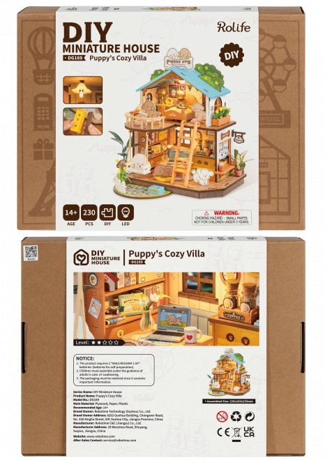 Miniatúrny domček Domček pre šteniatka