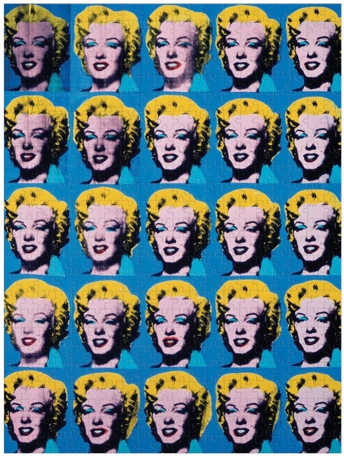 Obojstranné puzzle Andy Warhol Marilyn 500 dielikov