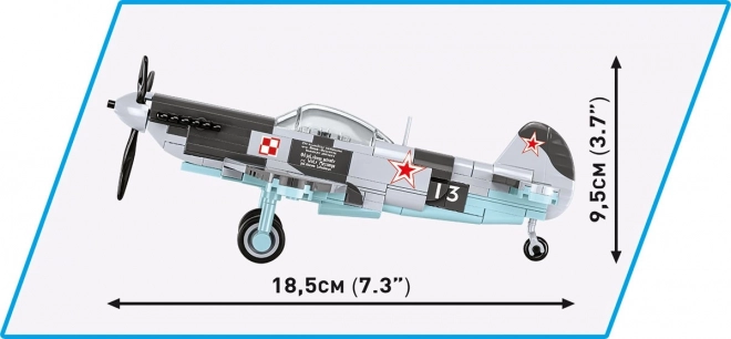 Stavebnica lietadla Yak-1b