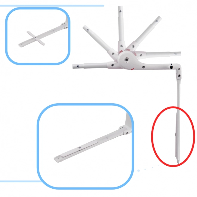 Ochranná bariéra na posteľ Ovečka, 90 cm