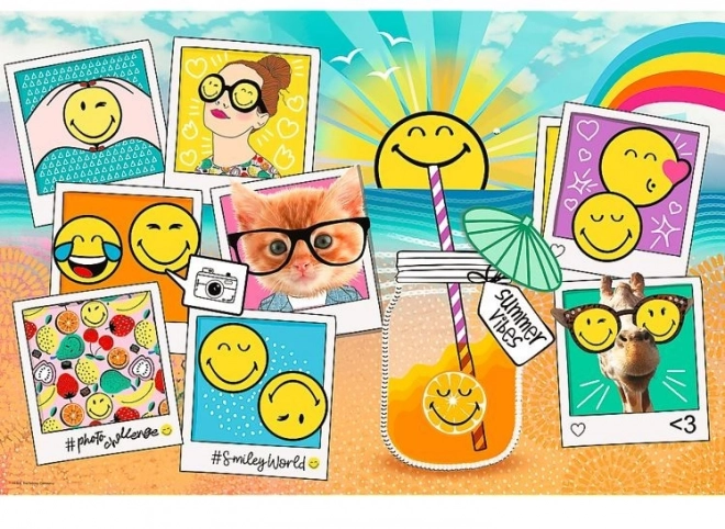 Puzzle Smiley na dovolenke - 300 dielikov