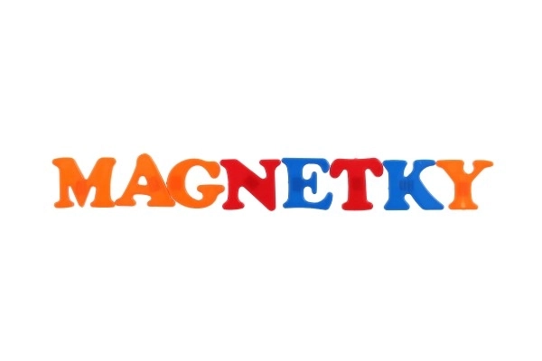 Magnetické písmená - 27 kusov