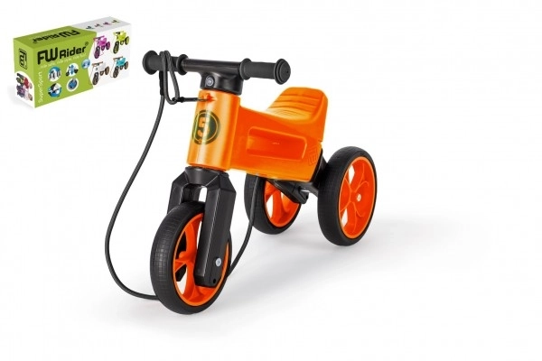 Odrážadlo Funny Wheels Rider SuperSport 2v1 oranžové – Oranžové