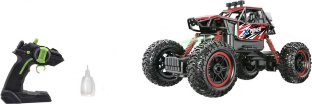 Červené RC terénne auto 1:14