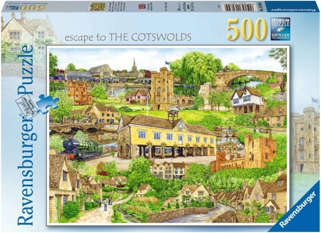 Ravensburger Puzzle Útek do Cotswolds 500 dielikov