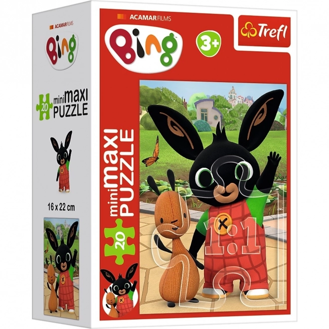 Puzzle Bing a jeho priatelia 20 dielikov