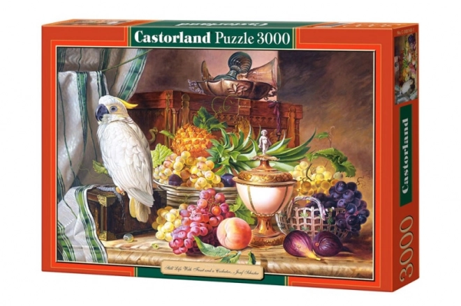 Puzzle 3000 dielikov Zátišie s papagájom, Josef Schuster