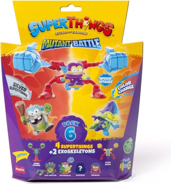 Figúrka SuperThings Mutant Battle 6 ks