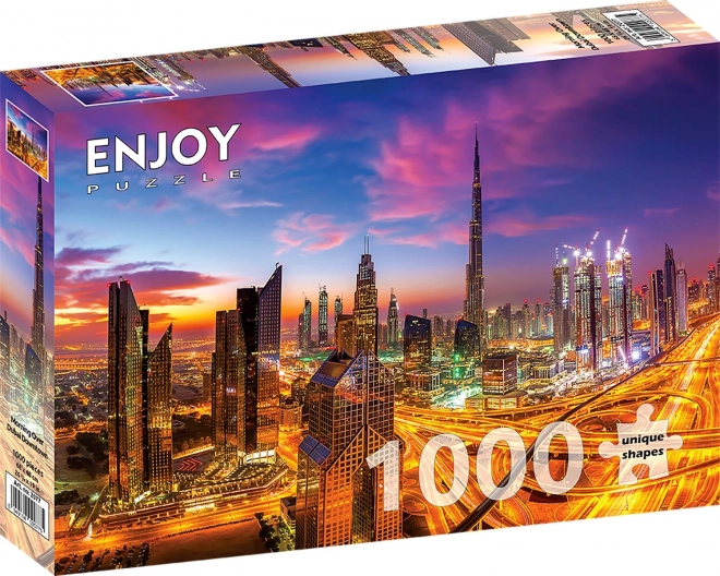 Puzzle Úsvit nad Dubají 1000 dielikov