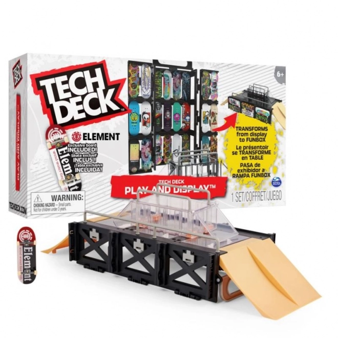 Tech Deck vitrína a pódium