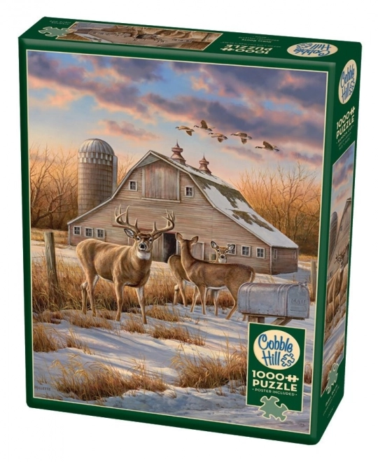 Puzzle Vidiecka cesta 1000 dielikov