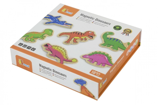 Drevené magnety Dinosauri