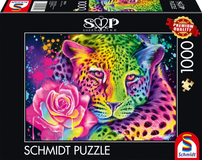 Puzzle Neon Leopard