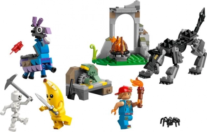 LEGO Fortnite Peely a Sparkplug Táborisko