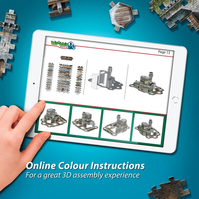 3D puzzle WREBBIT Hra o tróny: Zimohrad 910 dielikov