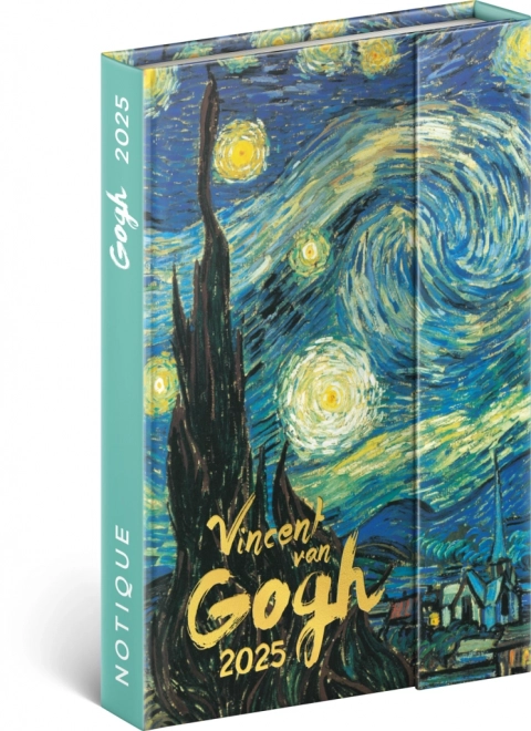 Magnetický týždenný diár Vincent van Gogh 2025