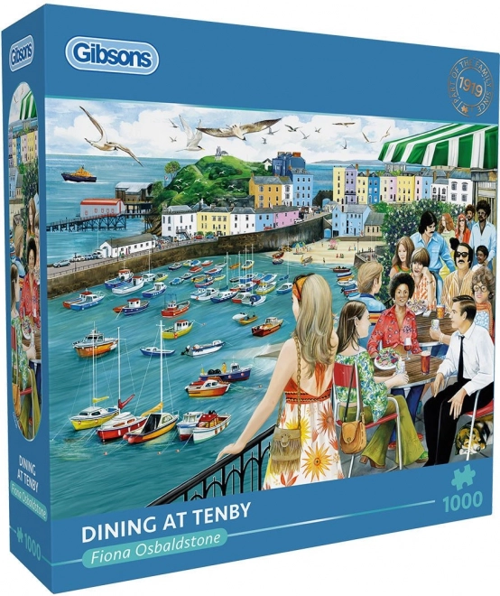 Puzzle Večera v Tenby 1000 kúskov