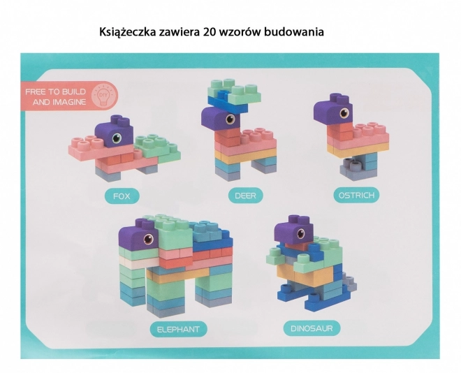 Mäkké kocky 80 kusov pre deti