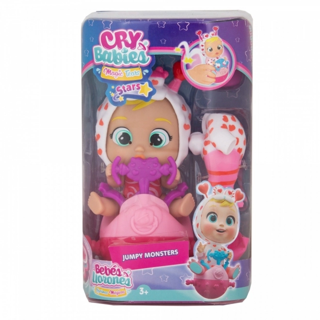 Bábika Cry Babies Hvězdne Jumpy Monsters Momo