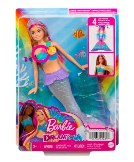 Barbie blikajúca morská panna